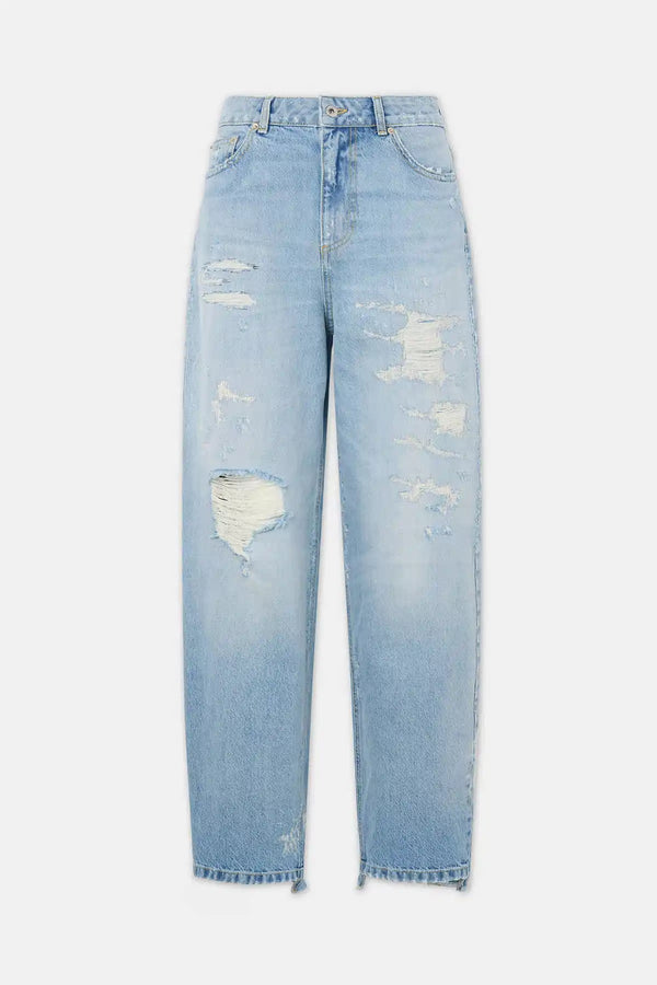 DISTRESSED BOYFRIEND - HALFBOY - 5 POCKETS